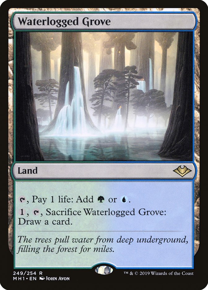 EN][FOIL]《冠水樹林帯/Waterlogged Grove(MH1)》 - MTG Foilショップ