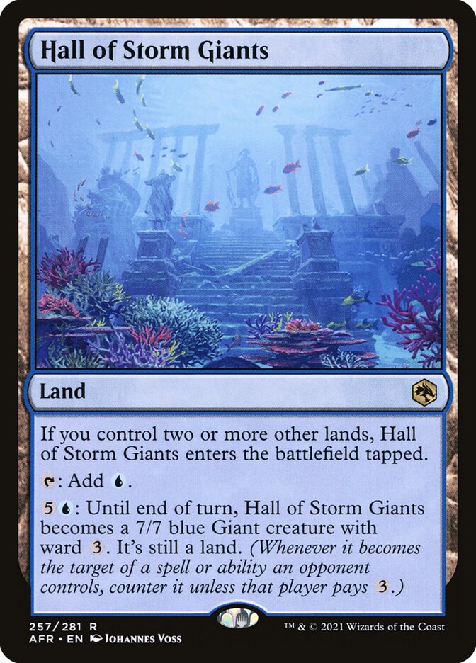 EN][FOIL]《ストーム・ジャイアントの聖堂/Hall of Storm Giants(AFR