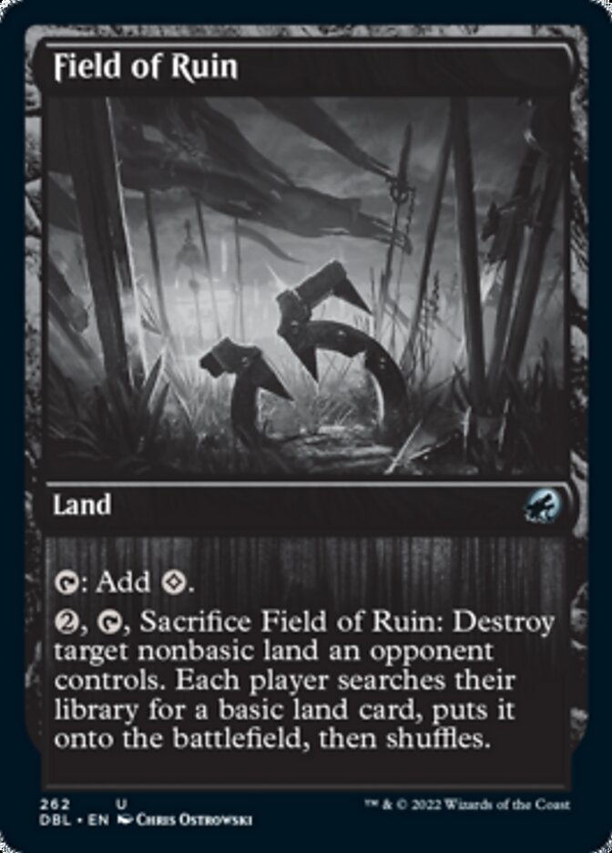 EN][FOIL]《廃墟の地/Field of Ruin(DBL)》銀幕Foil - MTG Foil