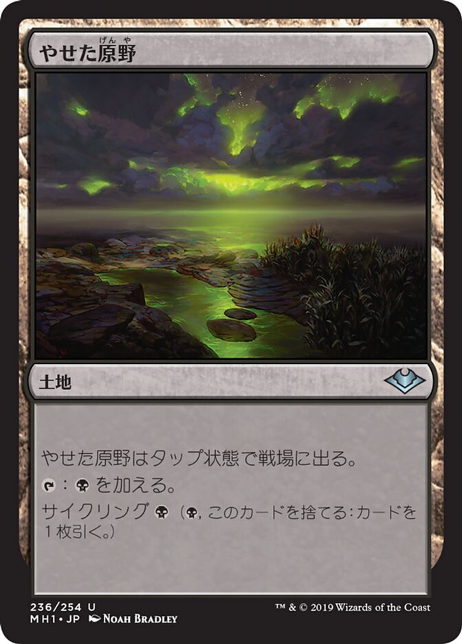 JP][FOIL]《やせた原野/Barren Moor(MH1)》 - MTG Foilショップ るみにゃす