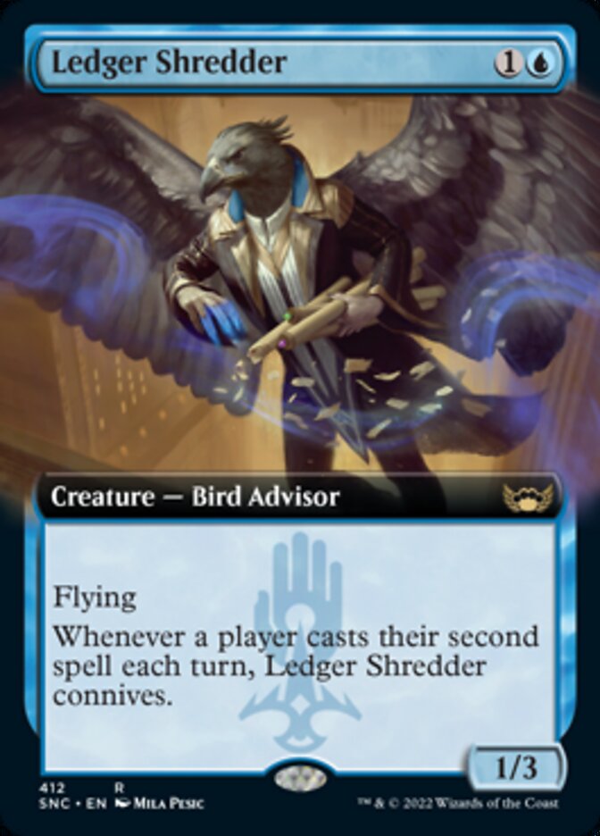 EN][FOIL]《帳簿裂き/Ledger Shredder(SNC)》英拡張枠 - MTG Foil