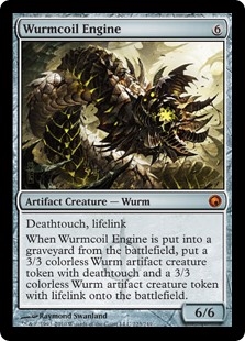 EN][FOIL]《ワームとぐろエンジン/Wurmcoil Engine(SOM)》 - MTG Foil